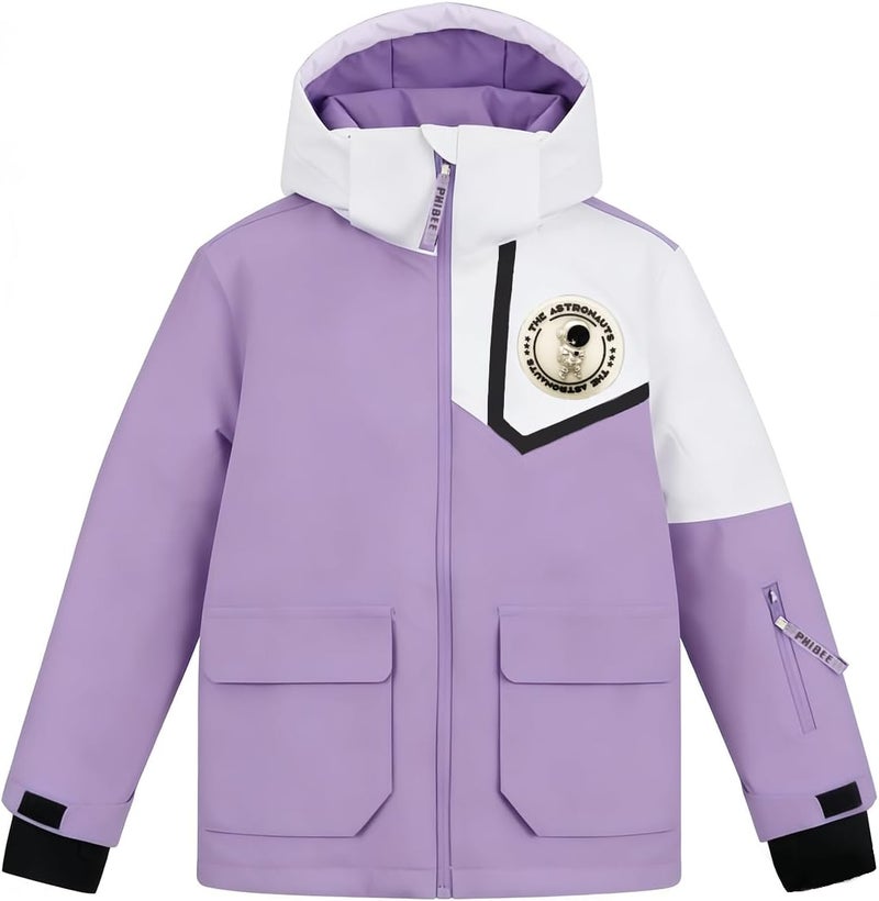 PHIBEE Store Girls' Sportswear Waterproof Windproof Snowboard Ski Jacket - Image 1